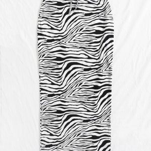 Zebra print skirt size small brand new